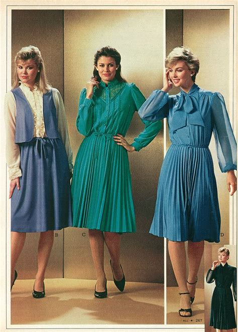 1980s fashion for older women.